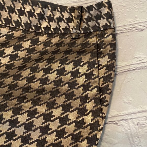 THE LIMITED Cassidy Fit Slacks in Metallic Bronze Brown Ankle Pants - Sz 12 - Picture 6 of 11